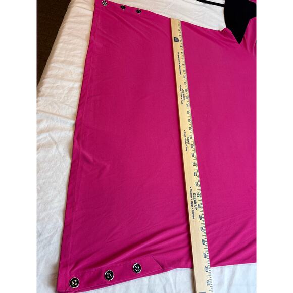 Multiples Women's Black & Pink Tunic 3/4 Bell Sleeve Size Plus Size 2X - Picture 7 of 8